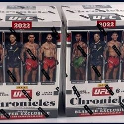2022 Panini UFC Chronicles Trading Cards Factory Sealed Blaster Box