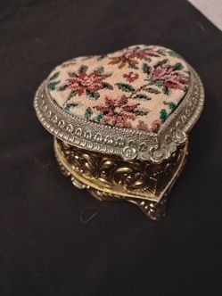 Vintage Music Trinket Box