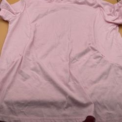 Pink Breast Feeding T-shirt -zipper On The Sides
