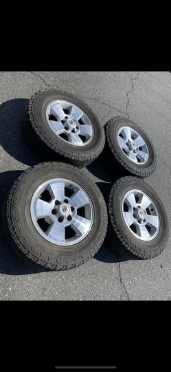 4 — 265/65r17 6x5.5 6x139.7 Stock TRD Tacoma 4runner Tundra Yukon Tahoe Wheels Rims Tires!