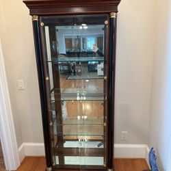 Curio Cabinet (glass Paneled Display Case) 
