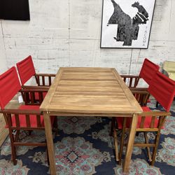 5-piece Patio Dining Set (new)