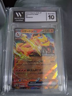 Pokémon Japanese Charizard EX graded 10