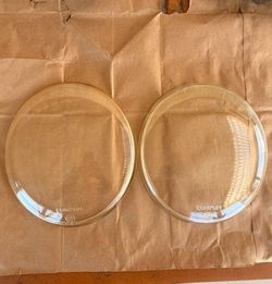 vw early 56-64 beetle headlight lenses