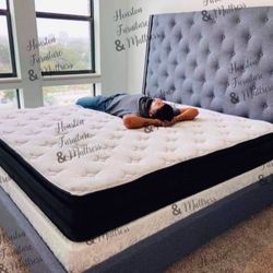 New King Size Bed Frame- Mattress Set Not Included