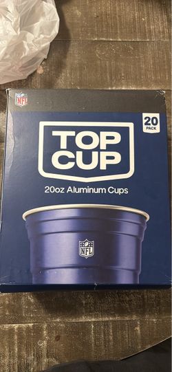 Top Cup NFL 20oz Aluminum Cups 20-Pack