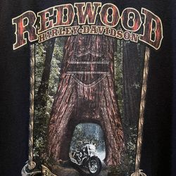 Vintage Harley-Davidson Redwood Eureka CA T-Shirt - 3XL, Great Condition!