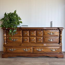 Vintage Solid Wood Dresser