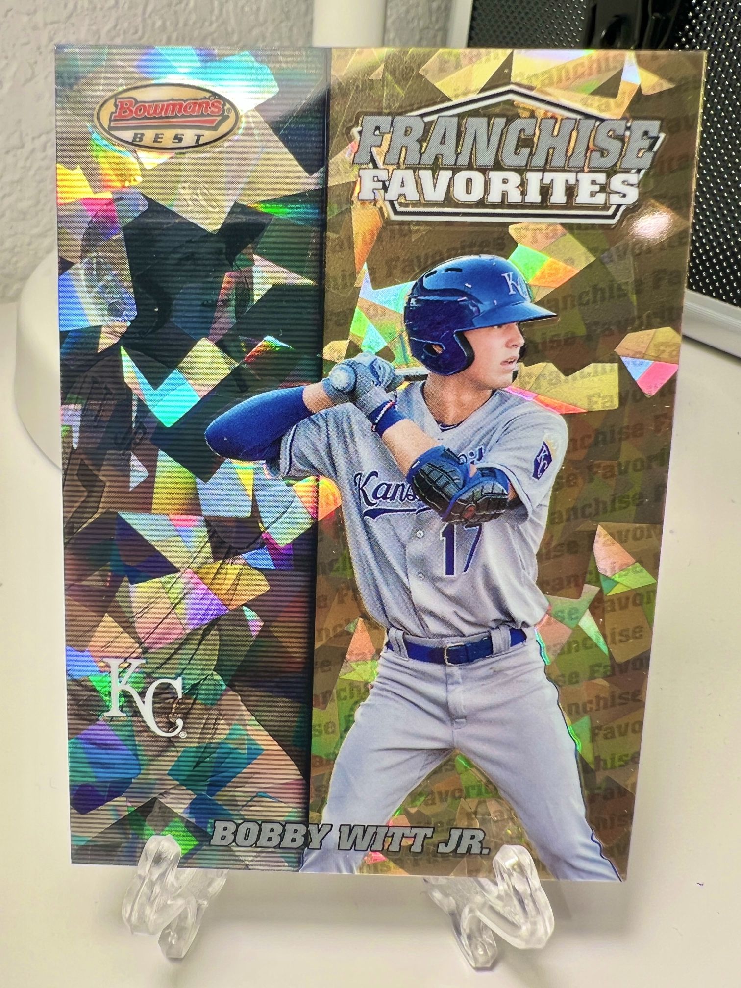 Bobby Witt 2020 Rookie Royals Bowmans Best Atomic refractor