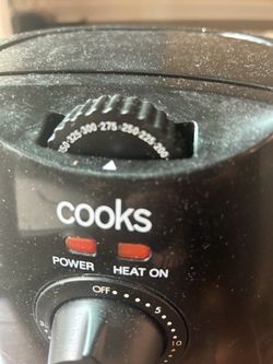 Cooks air fryer 1.2 qt for $18