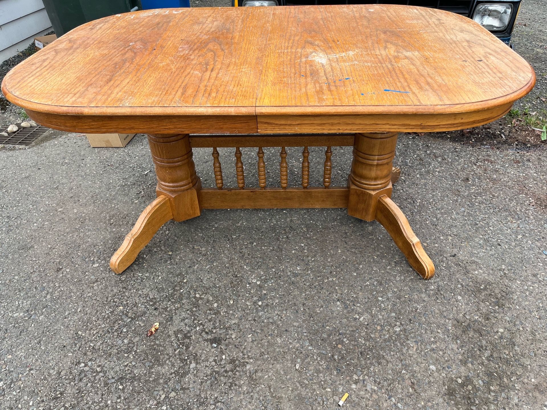Real Wood Oak Table