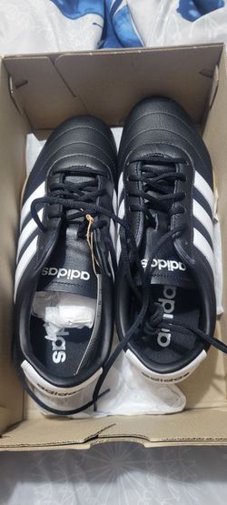 Adidas Black Leather Soccer Cleats
