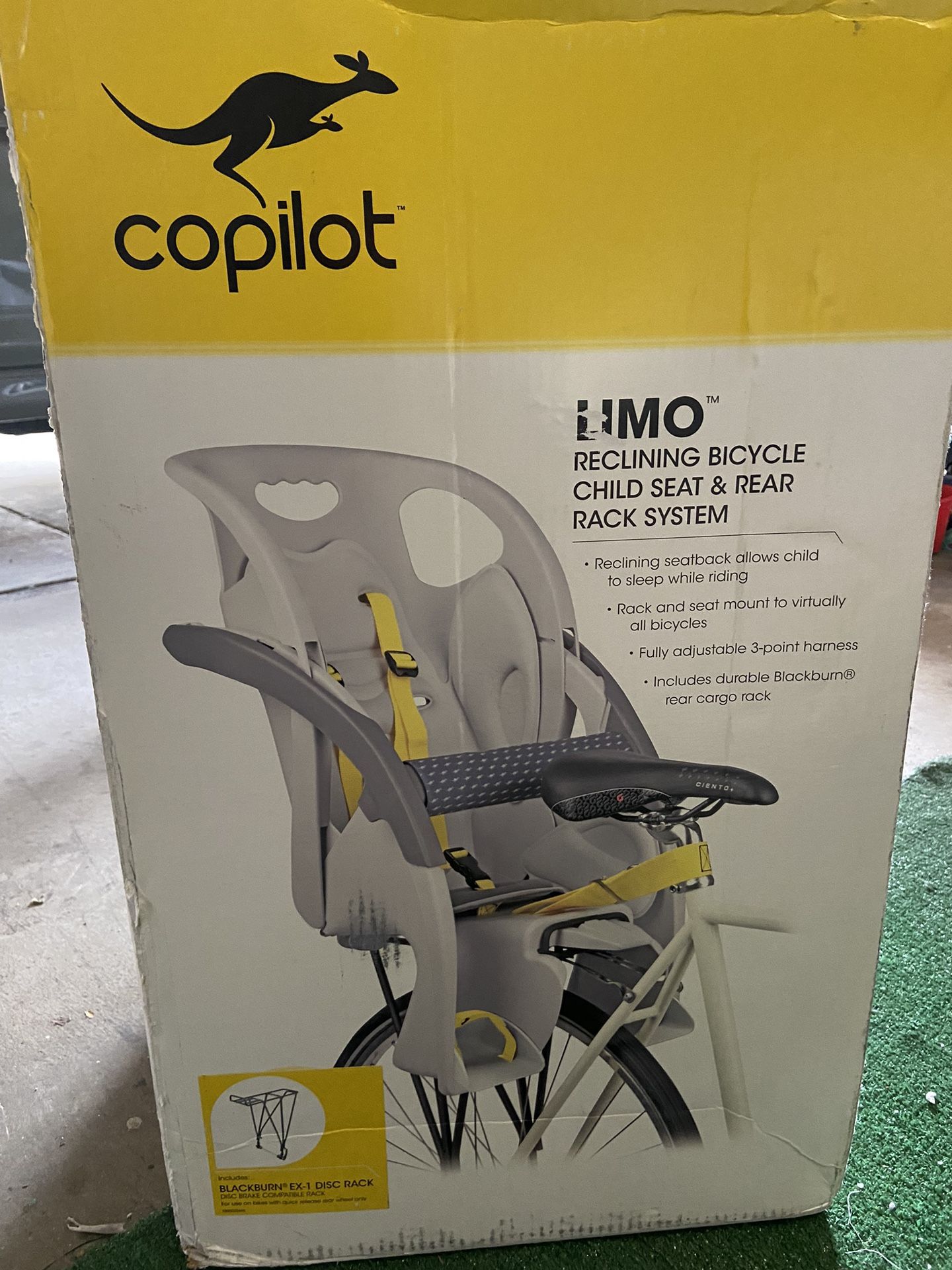 Kangaroo copilot bike discount seat