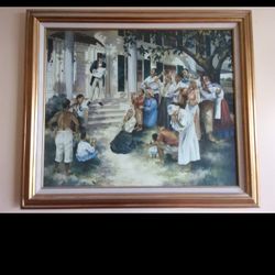 JUNETEENTH FRAMED ART ON CANVAS $600 FINAL PRICE