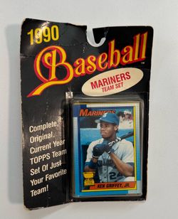 1990 Seattle Mariners Team Set – Ken Griffey Jr. Included