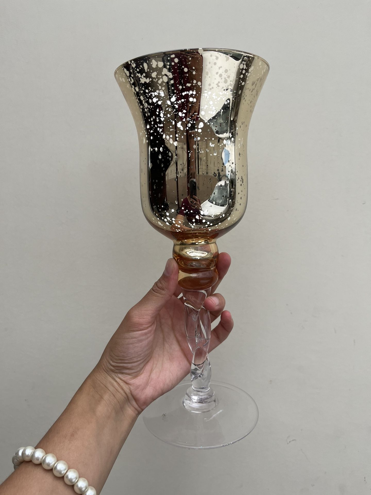 Gold Table Chalice Vase Decoration