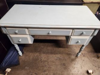 Rustic farmhouse style vanity or desk