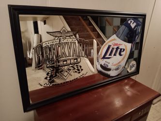 Miller Lite Mirror (Rusty Wallace Brickyard)