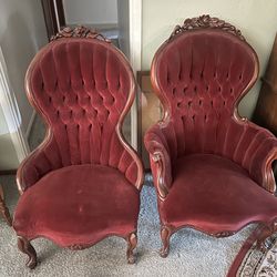 Antique Victorian Chairs