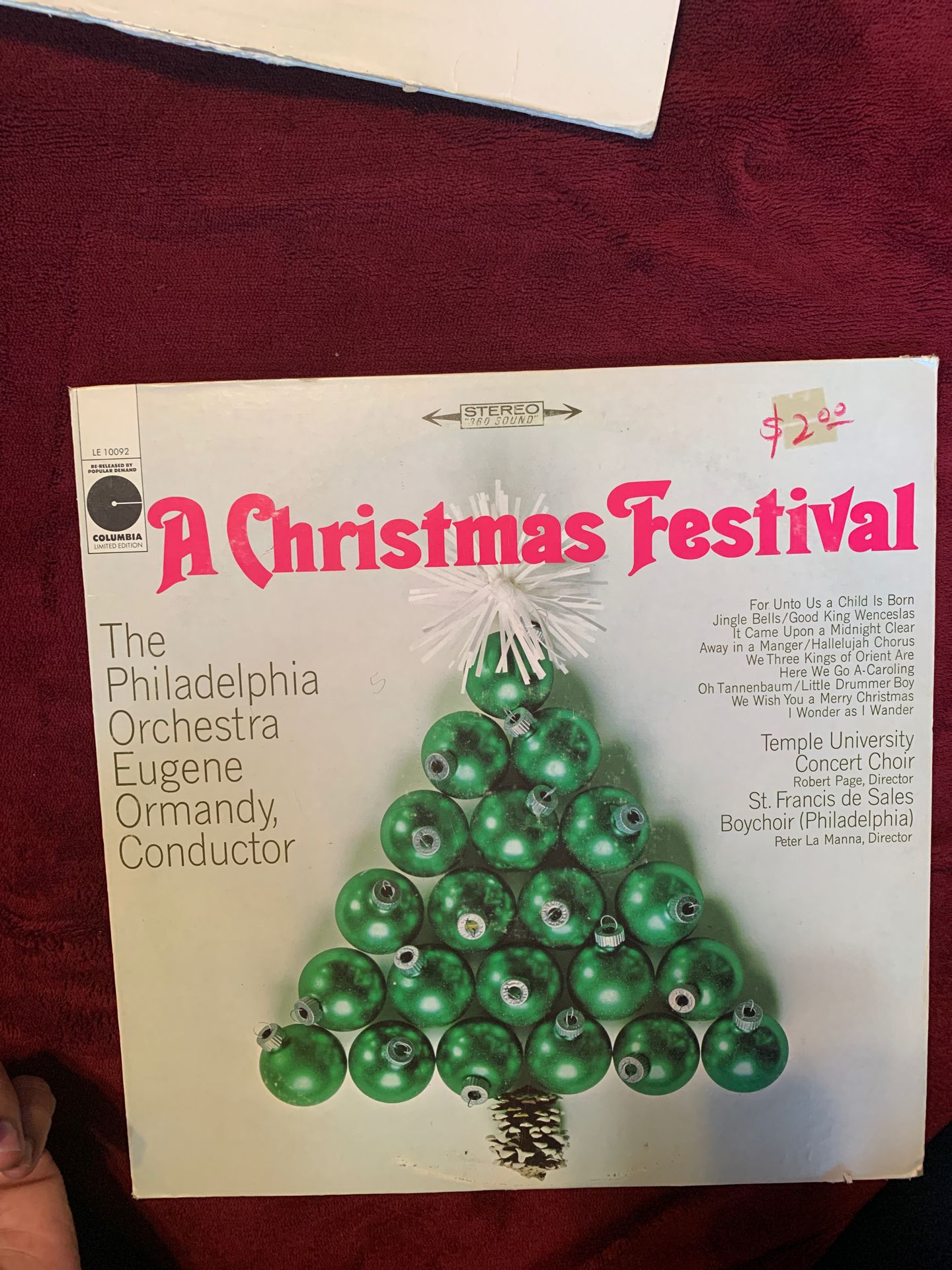 A Christmas festival LE10092 vinyl