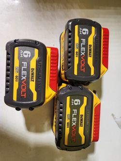 Brand new  Dewalt Flexvolt 6hr Batteries
