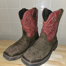 Womens Steel Toe Slip On Boots, Size 8.5. $50