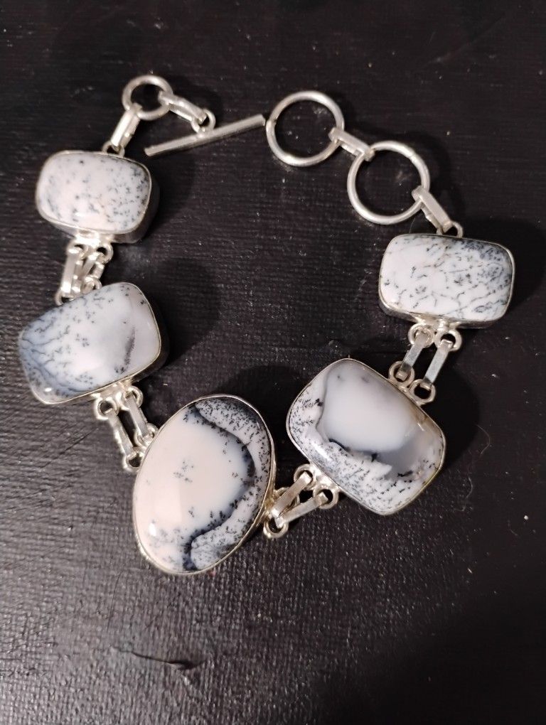 Artisan Dentric Agate Bracelet