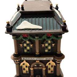 Dept 56 Dickens Village Series Blenham Street Bank #58330 Retired