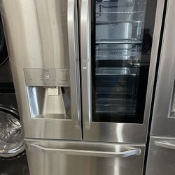 LG studio knock knock refrigerator