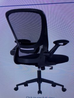 Office chair Ergonomic desk chair mesh computer swivel rolling executive task chair with lumbar support arms mid back adjustable chair black
