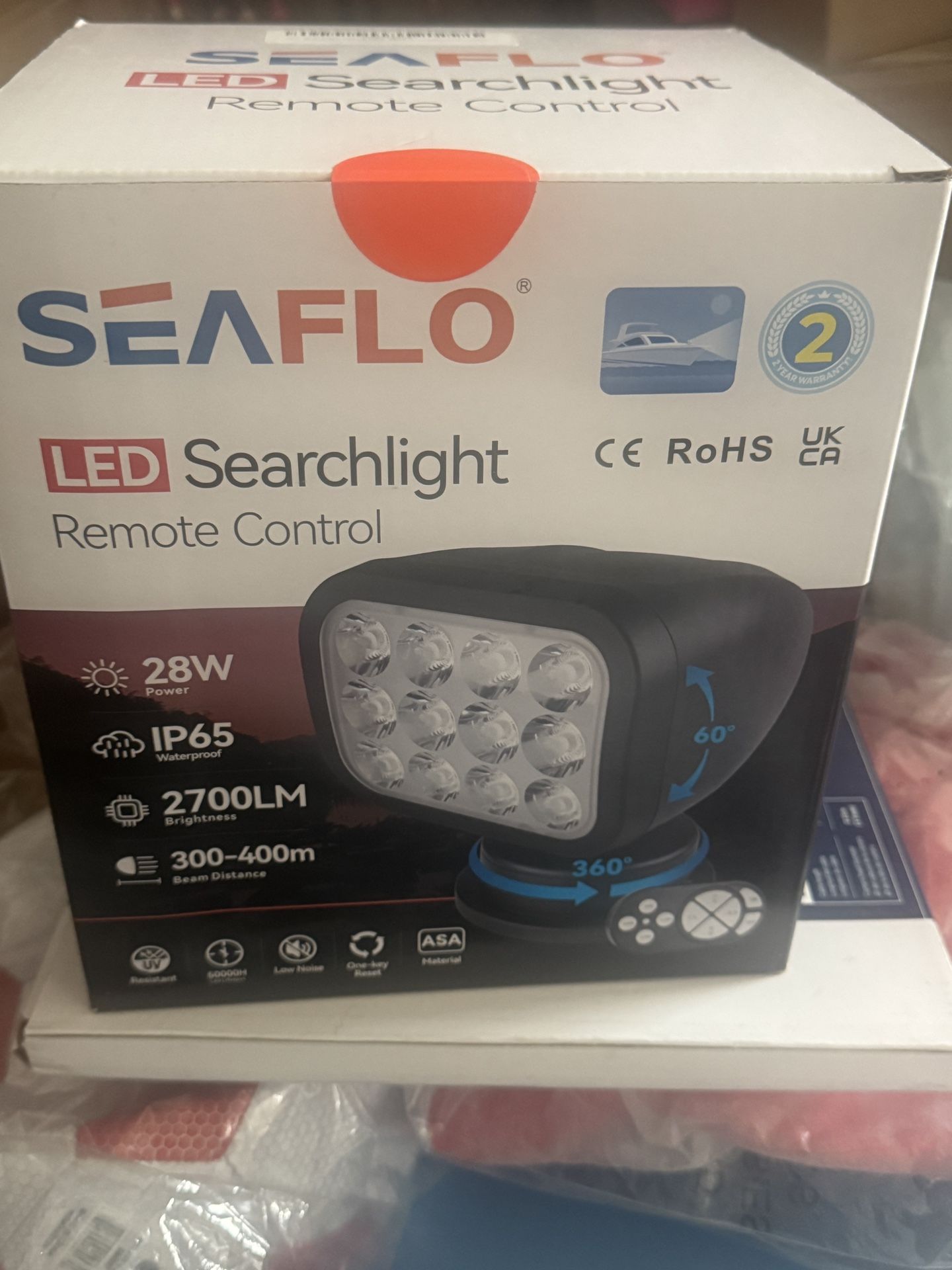 SeaFlow LED Search Light Boat Yacht Fishing Marine