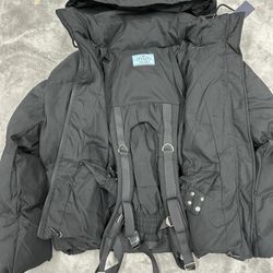Woman Blac Coat Sz Medium Small