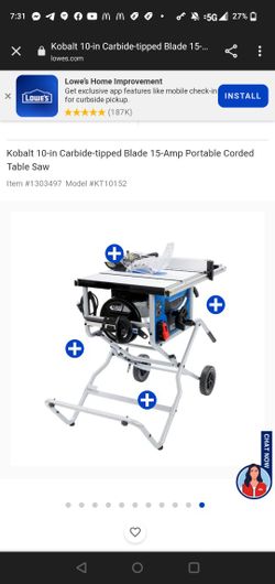 Kobalt 10" Table Saw