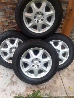 Pick up only CONTINENTAL TIRES MERCEDES BENZ RIMS