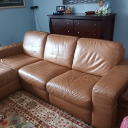 Natuzzi Leather Couch