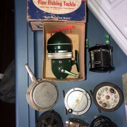 Antique fishing reels 