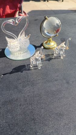 Crystal glass decor