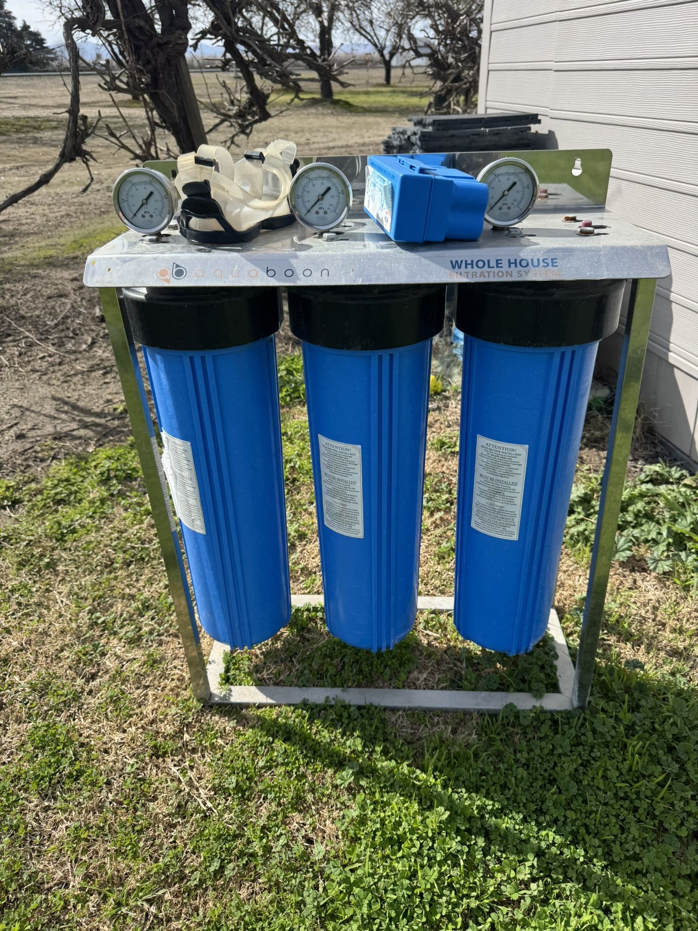 Whole house water filter system