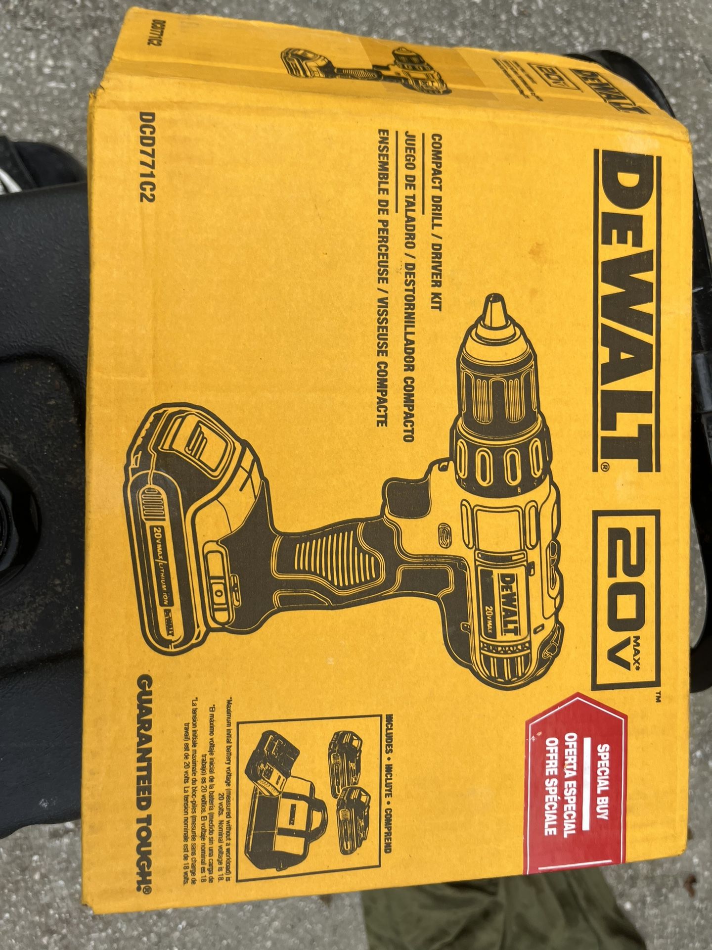 Dewalt Drill With 2 Batteries and Charger