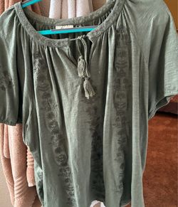 Peasant top, 100% cotton