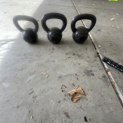 Kettlebell Set – 20, 25 & 30 lb – $100 OBO