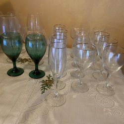 20-Wine/ Water glasses 