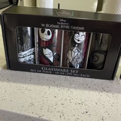 Nightmare Before Christmas Glassware Set