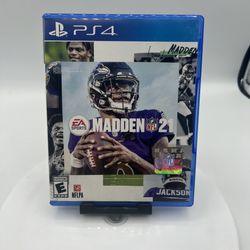 PS4 Madden NFL 21 Sony PlayStation 4 Complete Tested Working