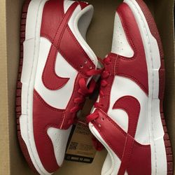 Nike dunk low next nature  gym red