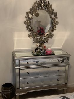 Dresser with mirror