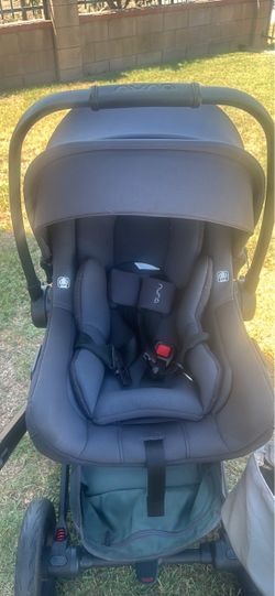 Nuna car seat and adapter stroller