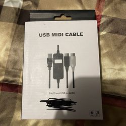 USB MIDI Cable