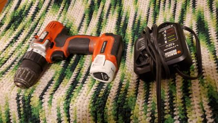 12 volt drill black and decker