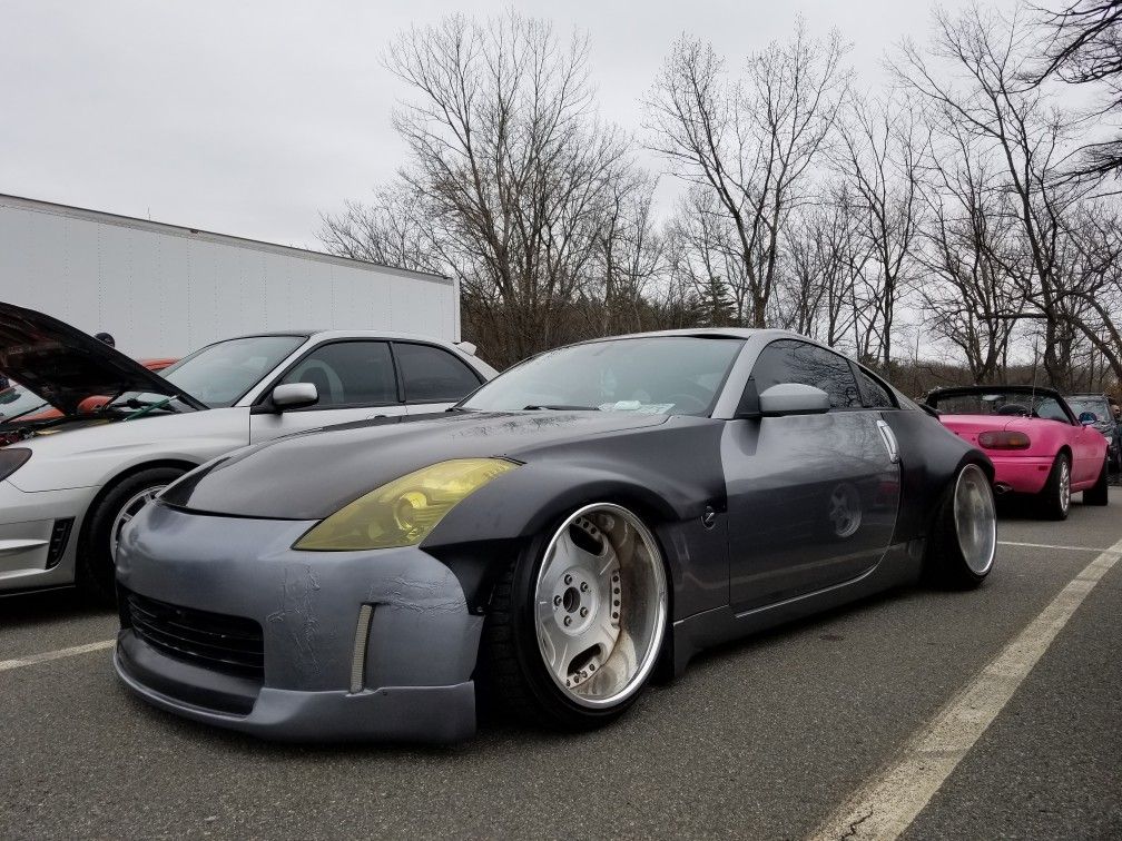 350z crown carbon crafting 50mm FRONT over fender